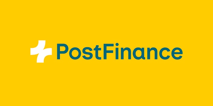 Logo PostFinance als Referenz für die Agentur consign für Businesss Development, Identity, Branding und Inbound Marketing