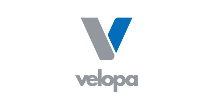 Logo Velopa als Referenz für die Agentur consign für Businesss Development, Identity, Branding und Inbound Marketing